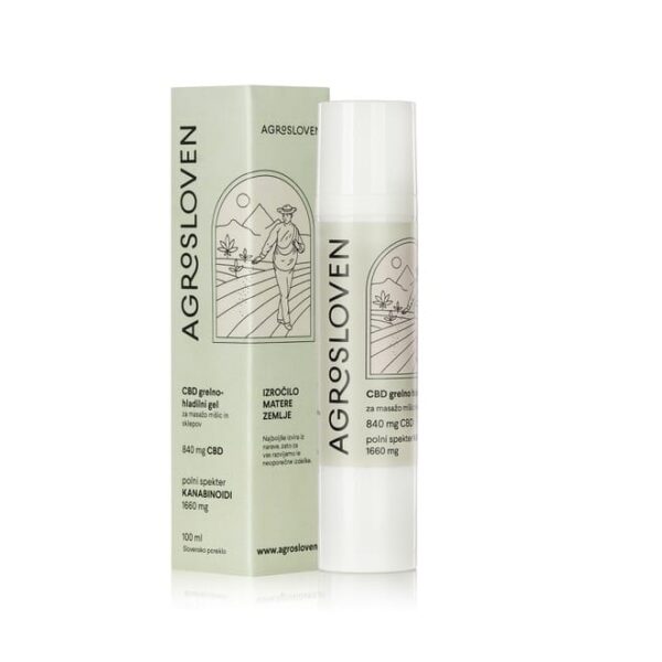 CBD heating-cooling gel AgroSloven