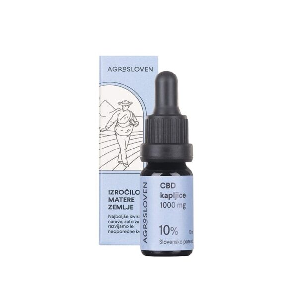 10% CBD konopljine kapi – Agrosloven