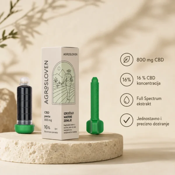 16 % CBD konopljina smola, 800 mg, 5 ml – Agrosloven