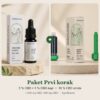 AgroSloven paket Prvi korak: 5 % CBD + 3 % CBG kapi i 16 % CBD smola